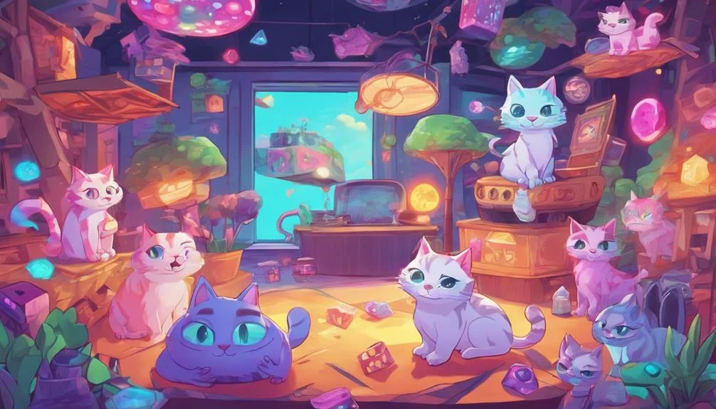 7 Best NFT Games For Virtual Reality 19 virtual cats trading game