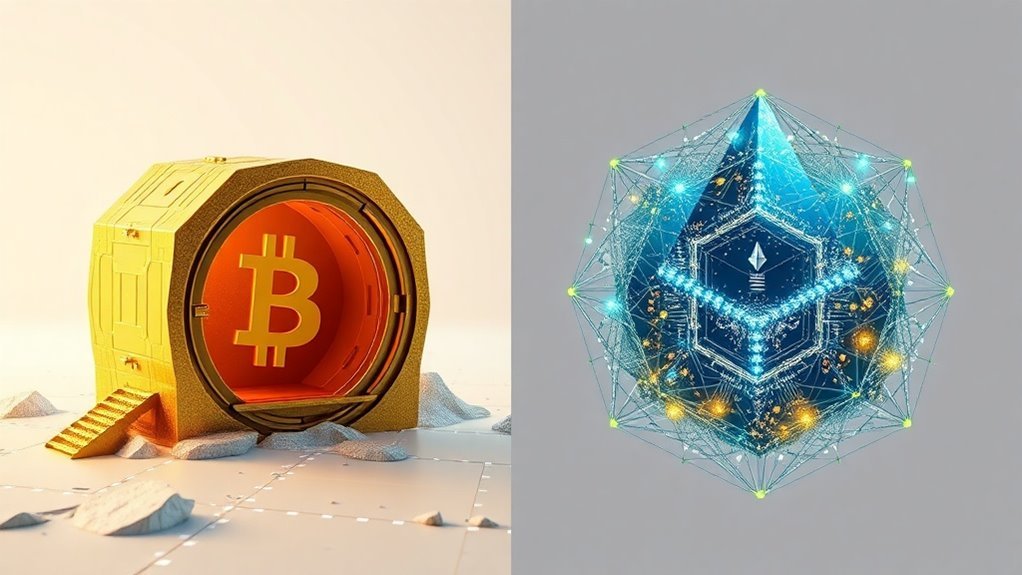 digital gold vs decentralized computer