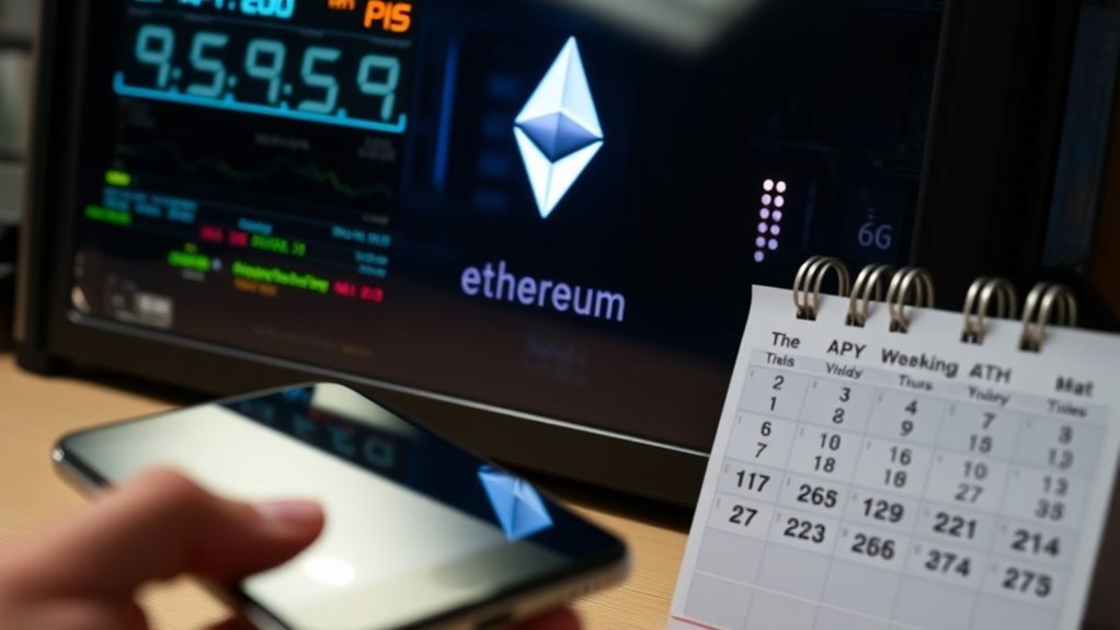 eth staking yield variability