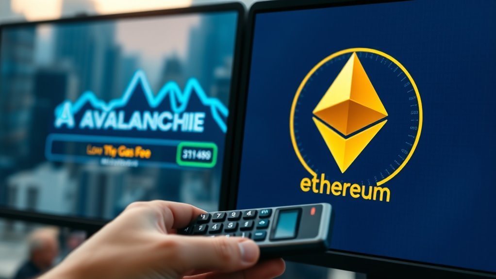 ethereum vs avalanche fee comparison