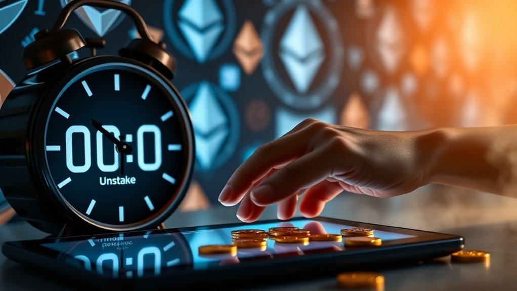 exit halts staking rewards