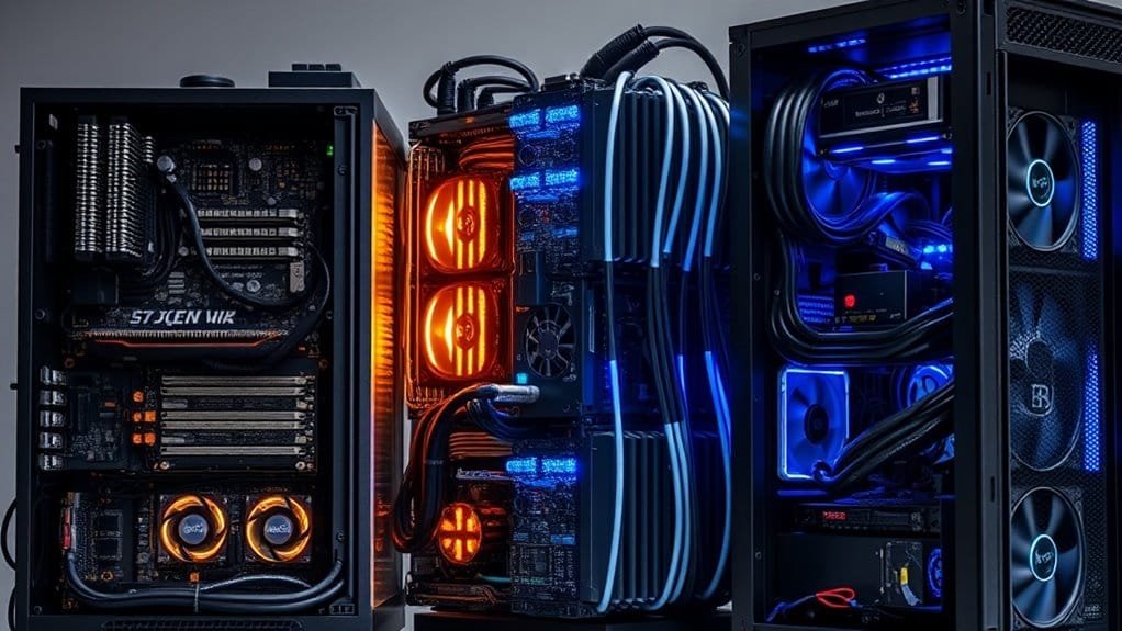 mining rig hardware comparison